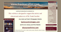 Desktop Screenshot of frankserafini.com